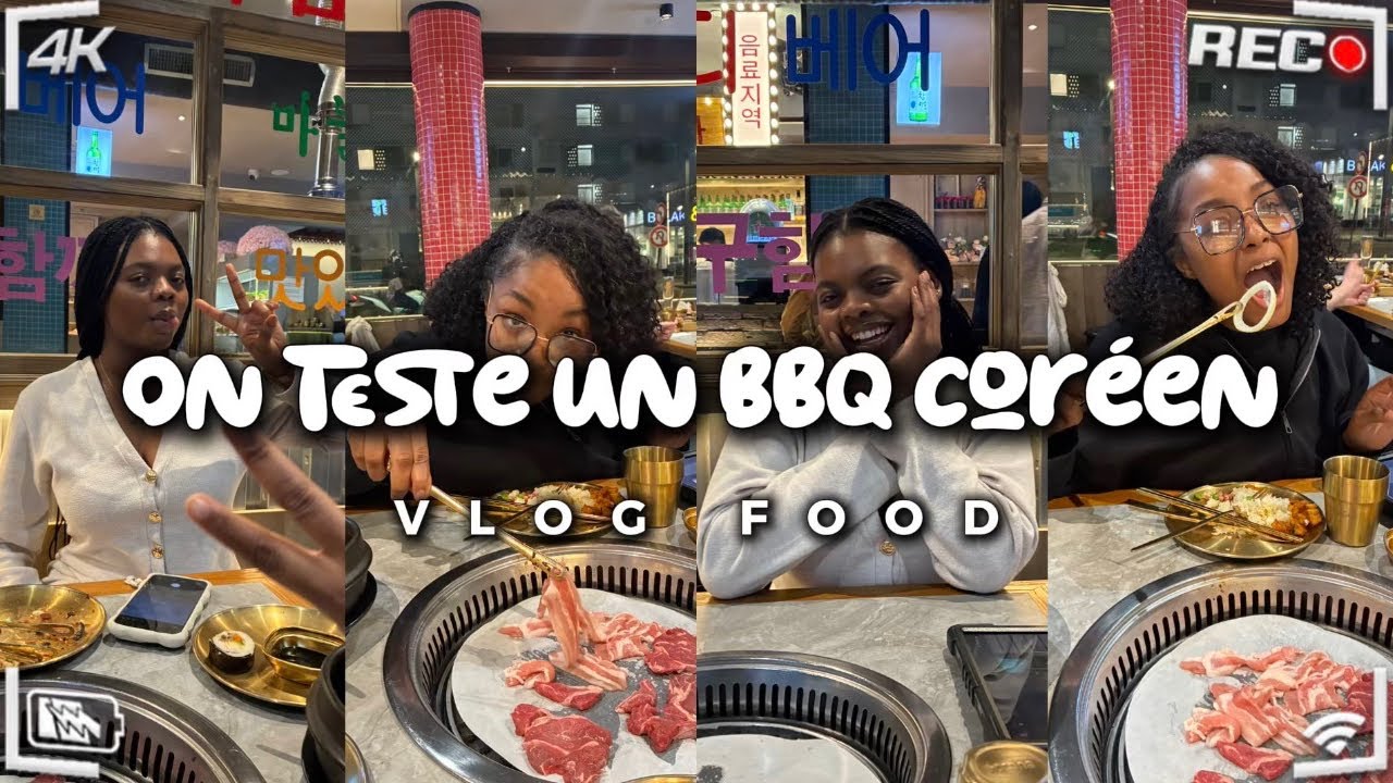 Ma sœur m’emmène dans son restaurant BBQ Coréen préféré 🍖🇰🇷