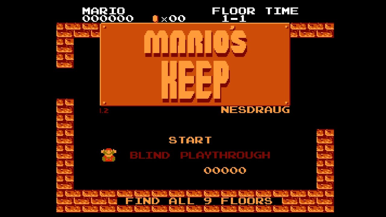 Mario's Keep (Hack) (NES) - Blind Playthrough