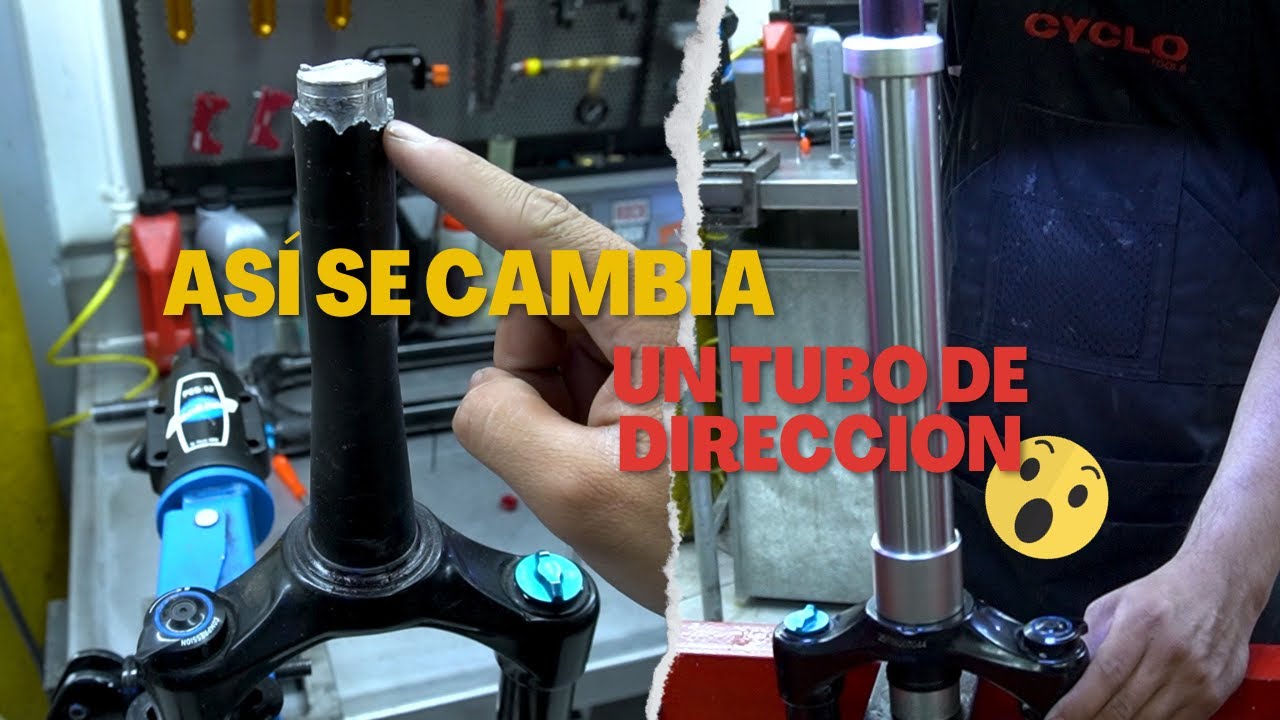 Así se cambia un tubo de dirección de Suspensión
