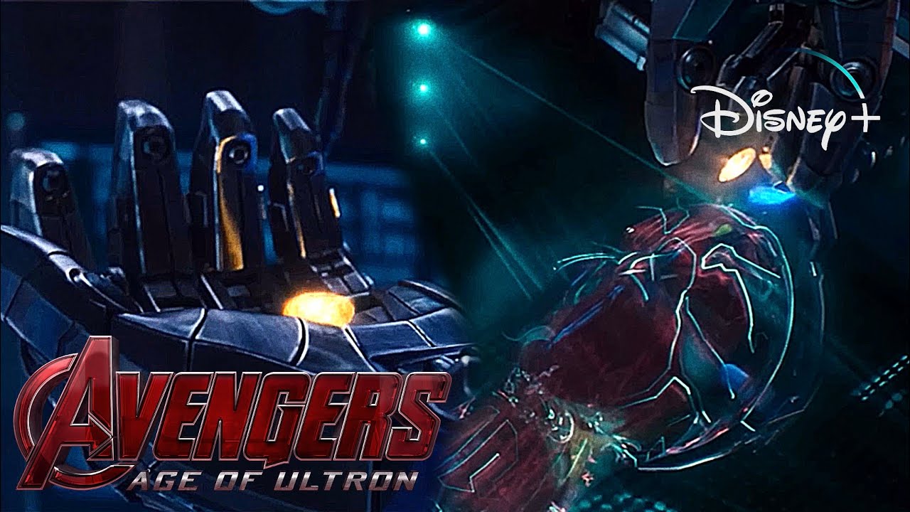 Avengers: Age Of Ultron | Ultron Creates Vision - Mind Stone Scene | Disney+ [2015]