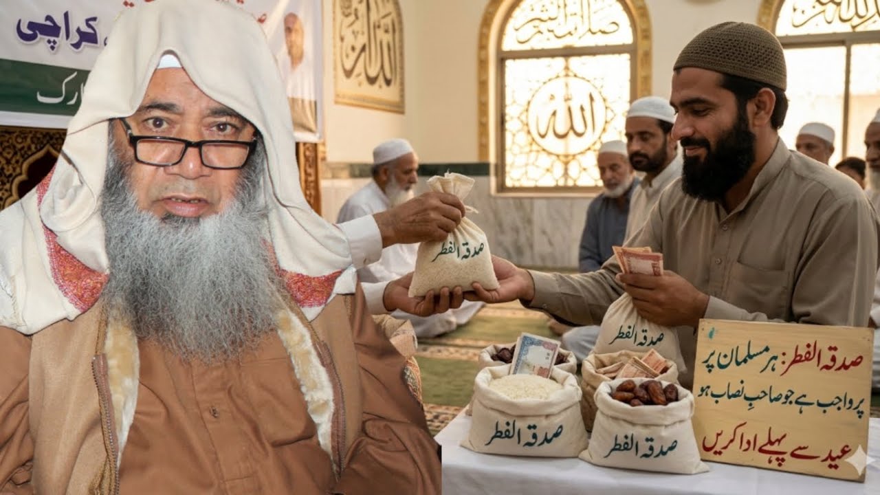 مسائل صدقہ الفطر/ درس رمضان / صدقہ فطر کس پر واجب ہے/ مولانا عبدالمجید ملازھی صاحب
