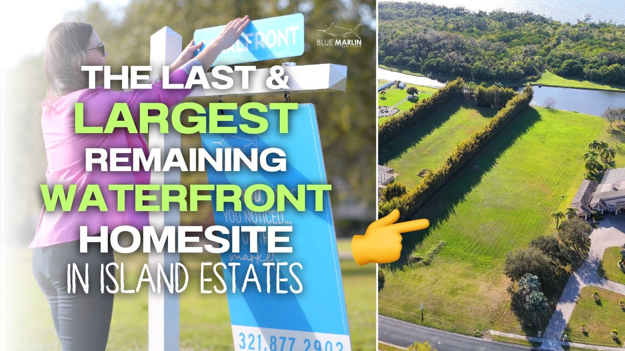 The LAST & LARGEST Available Lot in Merritt Island Gated Community