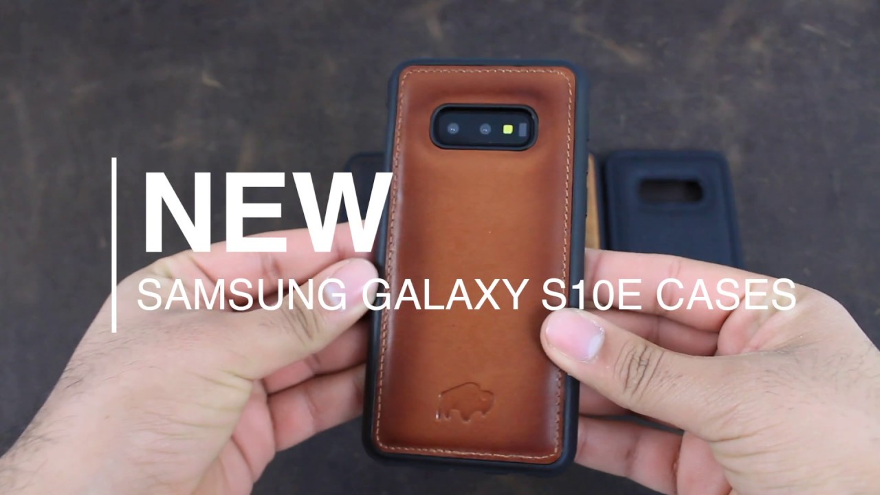 BlackBrook York 360 Degree Leather Snap On Case for Samsung Galaxy S10e