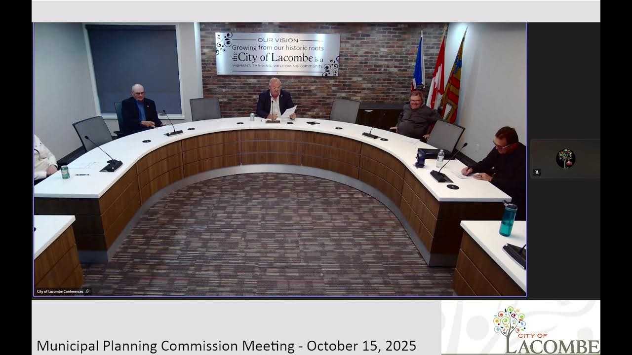 Municipal Planning Commission Meeting - October 15, 2025