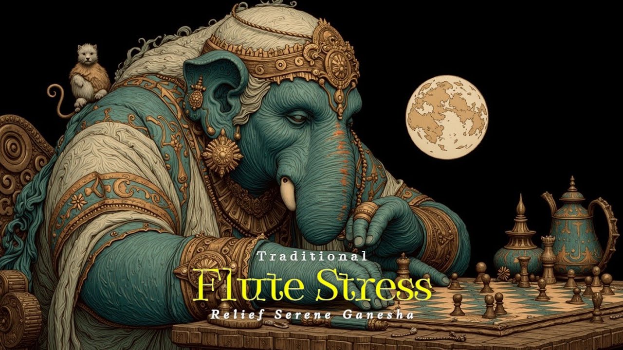 Serene Ganesha Music | Relaxing Indian Classical for Meditation & Calm Mind