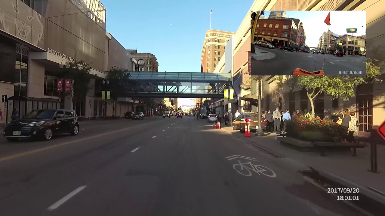 failure to yield right of way + parking in a crosswalk