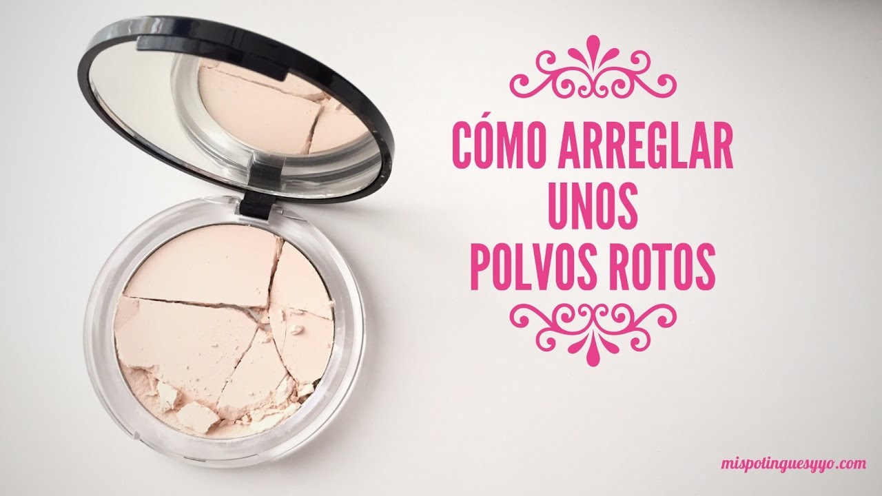 Cómo ARREGLAR POLVOS COMPACTOS ROTOS🤓 | NO LO TIRES❗️
