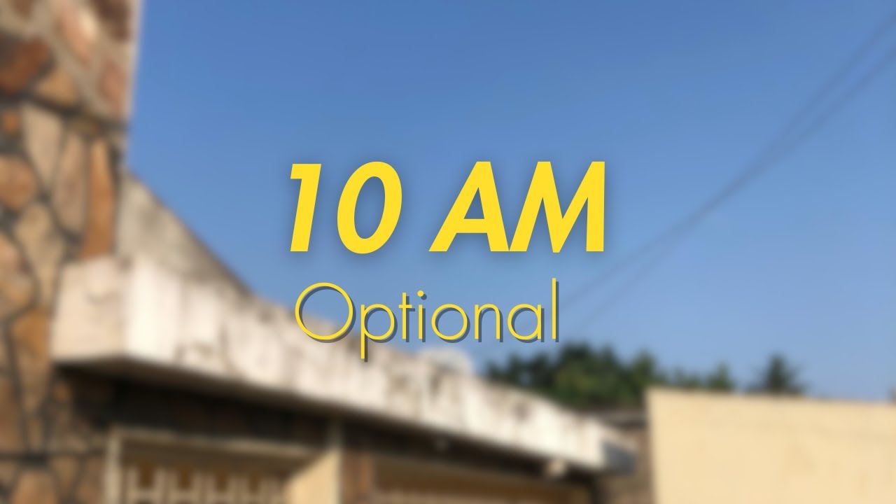 Optional  - 10AM (letra)