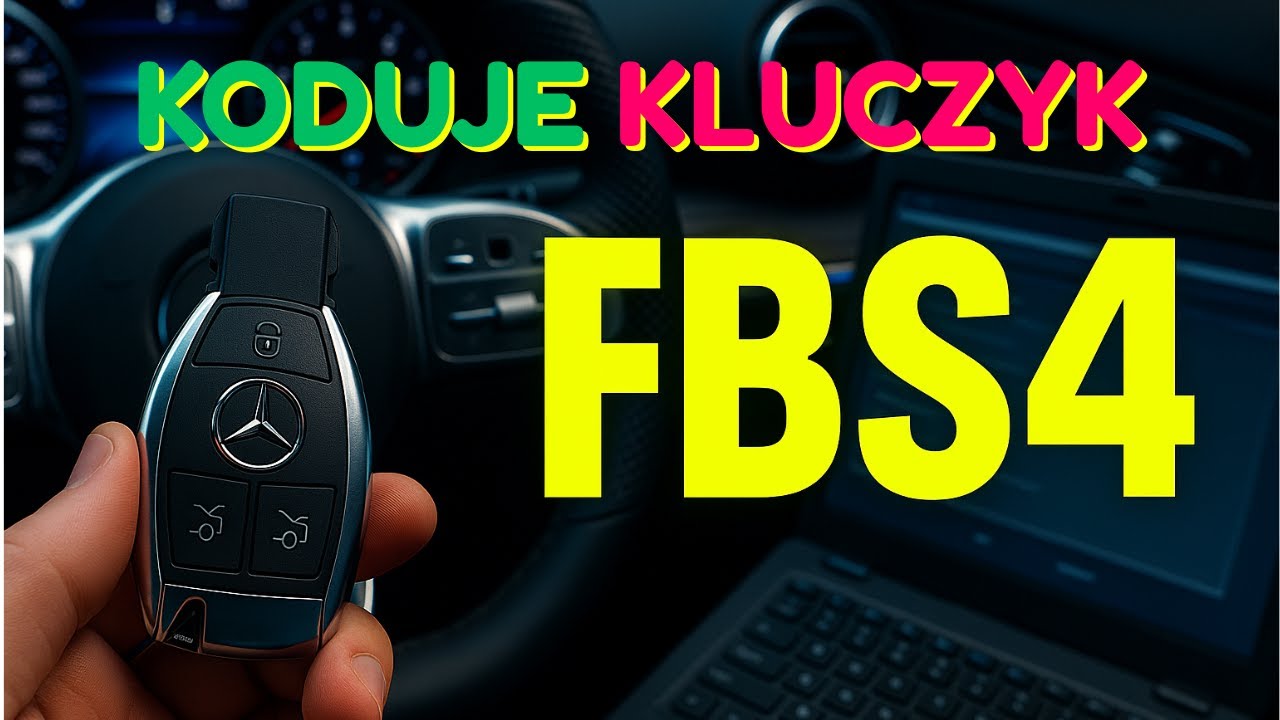 Mercedes CLA - Kodowanie dodatkowego klucza FBS4.