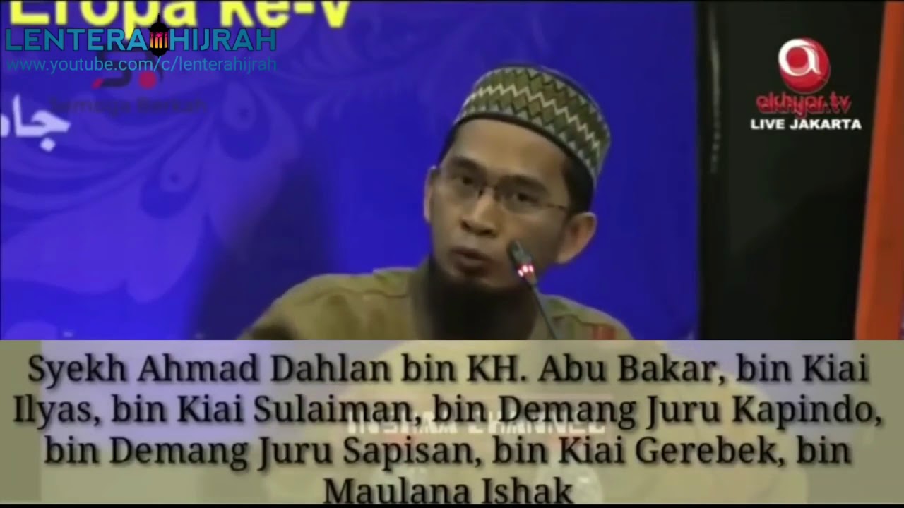 Ustadz Adi Hidayat Bahasa Arab+ Sub-Indonesia Di Pertemuan Ulama,