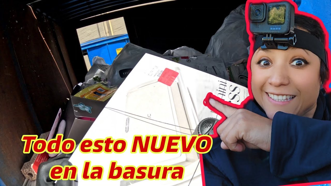 Cosas que TIRAN en Estados Unidos: iNo creerás lo que encontre! #viralvideos #dumpsterdiving #viral