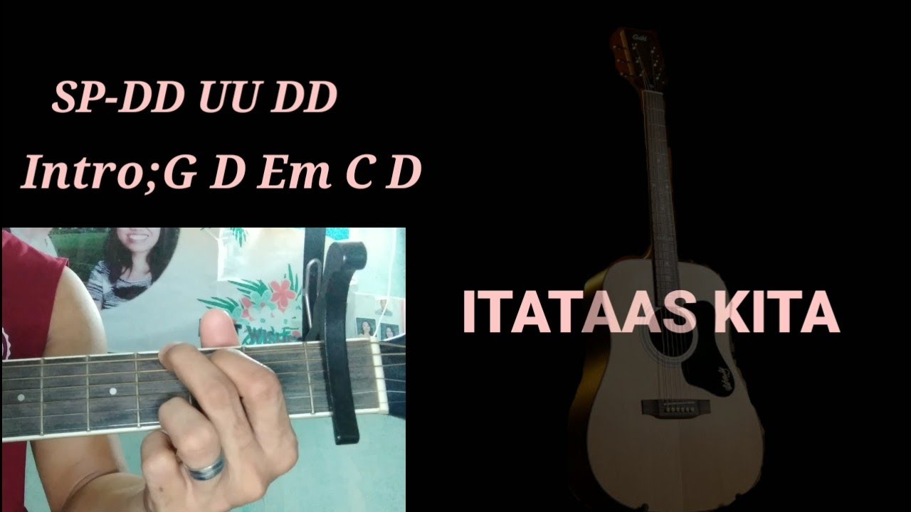 ITATAAS KITA- guitar chords tutorial basic chords strumming worship