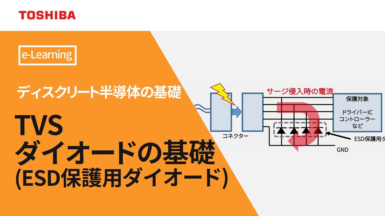 [教育] TVSダイオード (ESD保護用ダイオード) の基礎