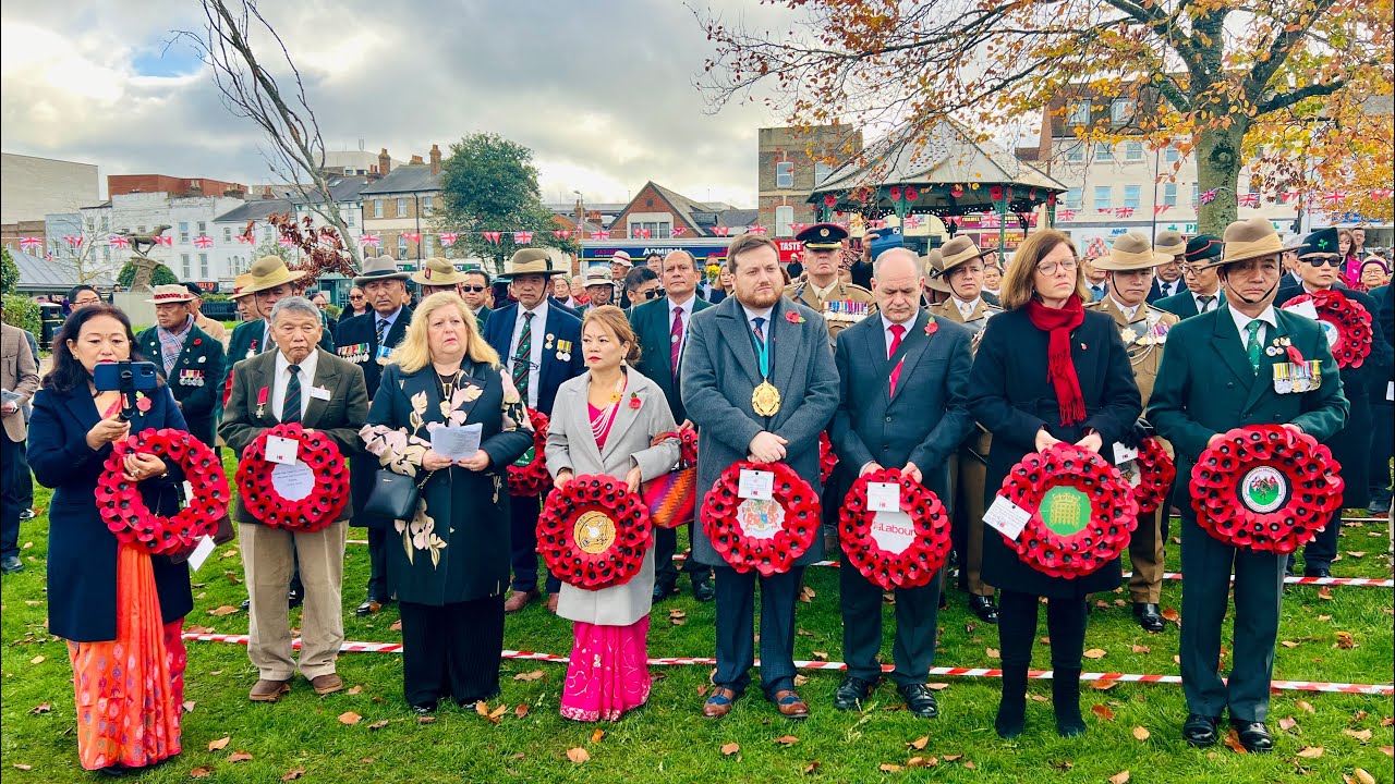 GMP & GRNC REMEMBRANCE DAY CEREMONY at Aldershot 08 November 2025  #gurkhamedia