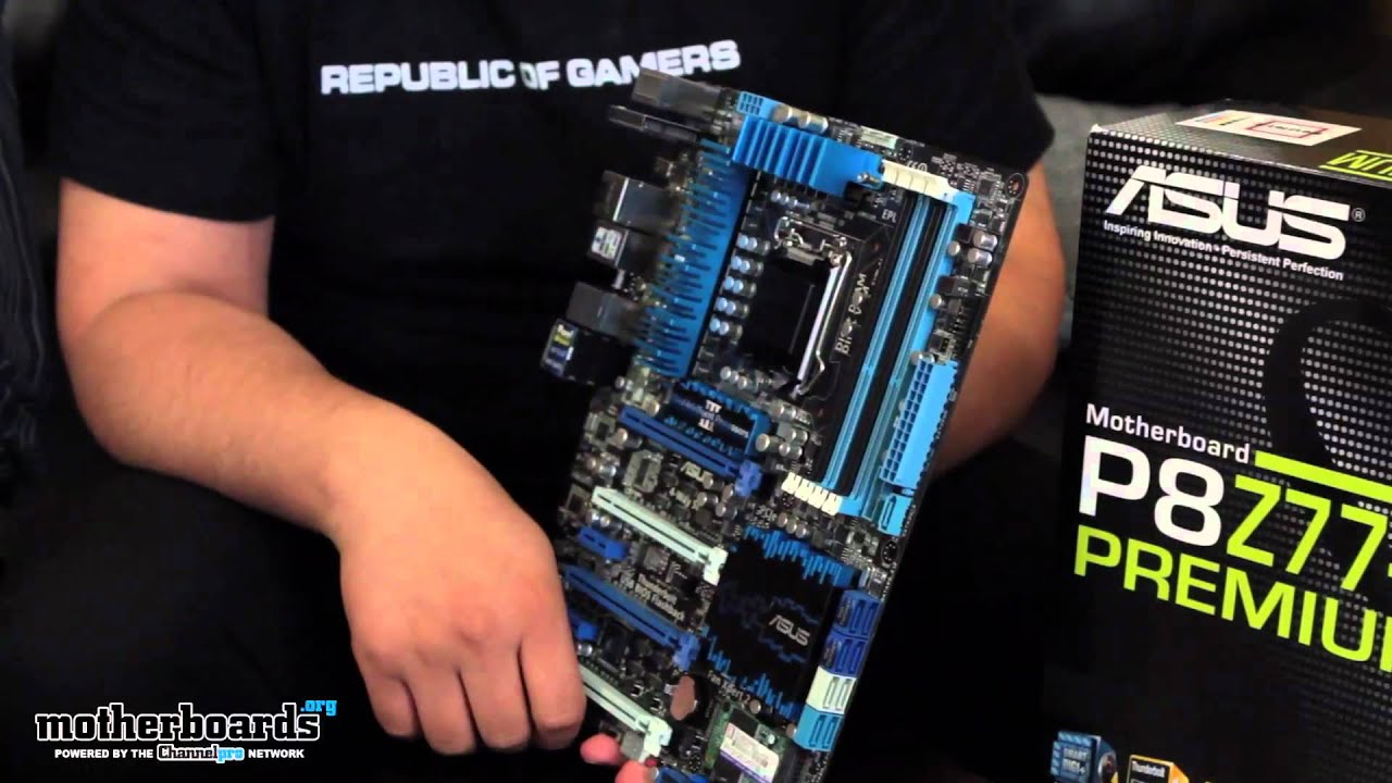 ASUS P8Z77-V Premium: World's First Intel Certified Thunderbolt Motherboard (Hands-On First Look)