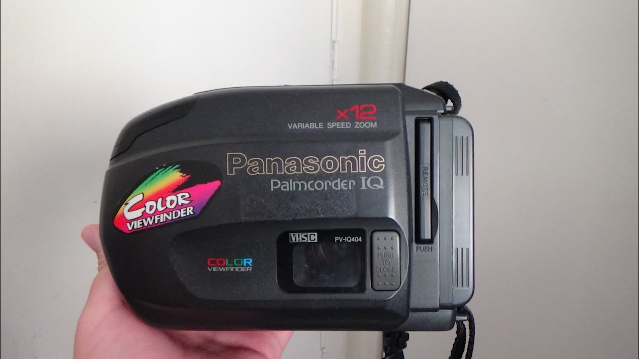The Panasonic Palmcorder IQ PV-IQ404 (VHSc camcorder)
