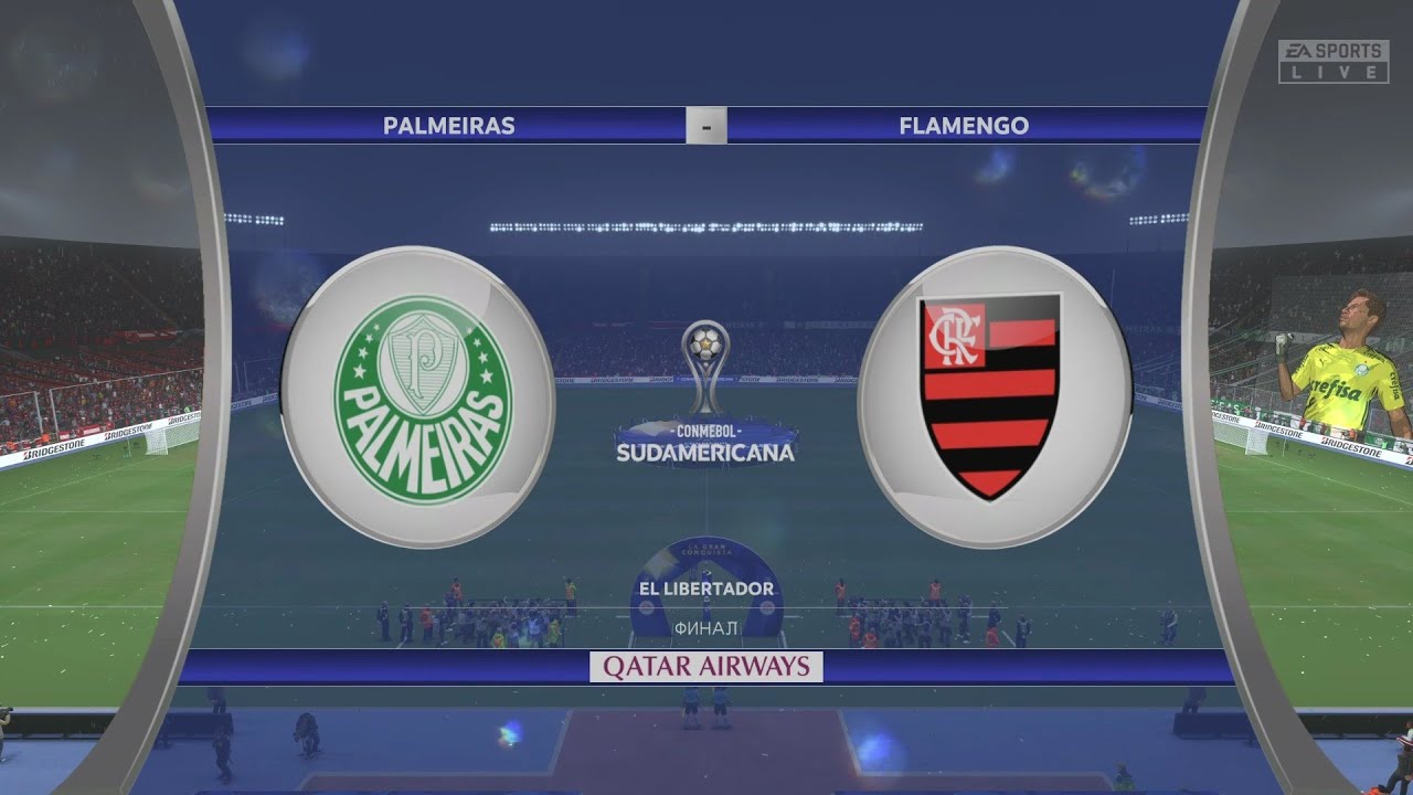 FIFA 22 (PS5 4k)Финал Палмейрас-Фламенго SUDAMERICANA