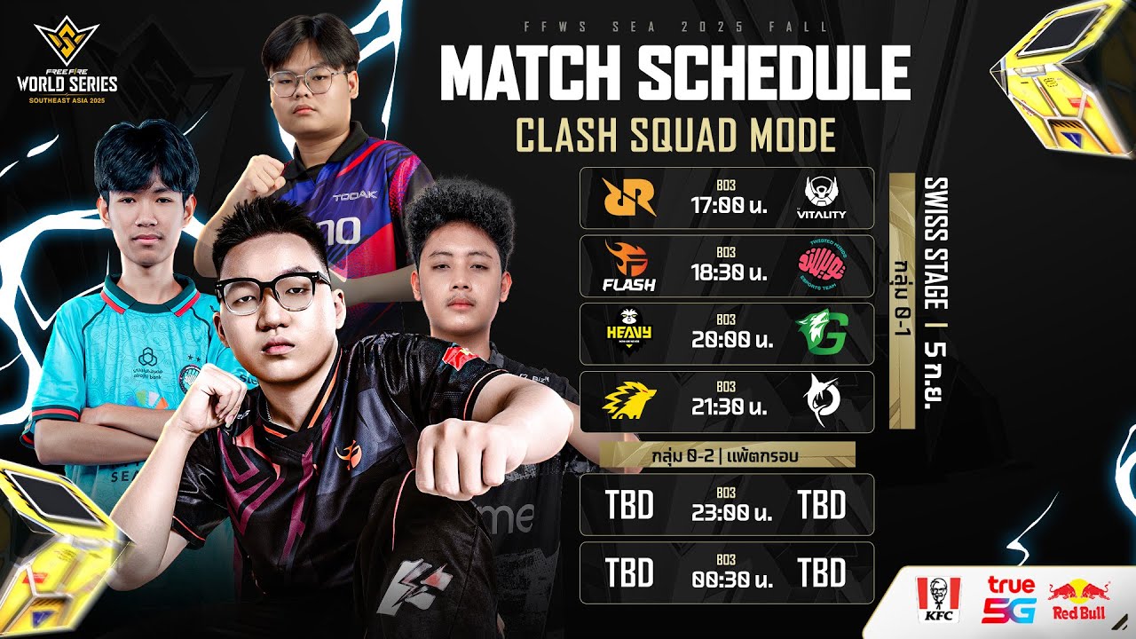 🔴 [TH] Swiss Stage Day 4 | CS Mode | FFWS SEA 2025 Fall