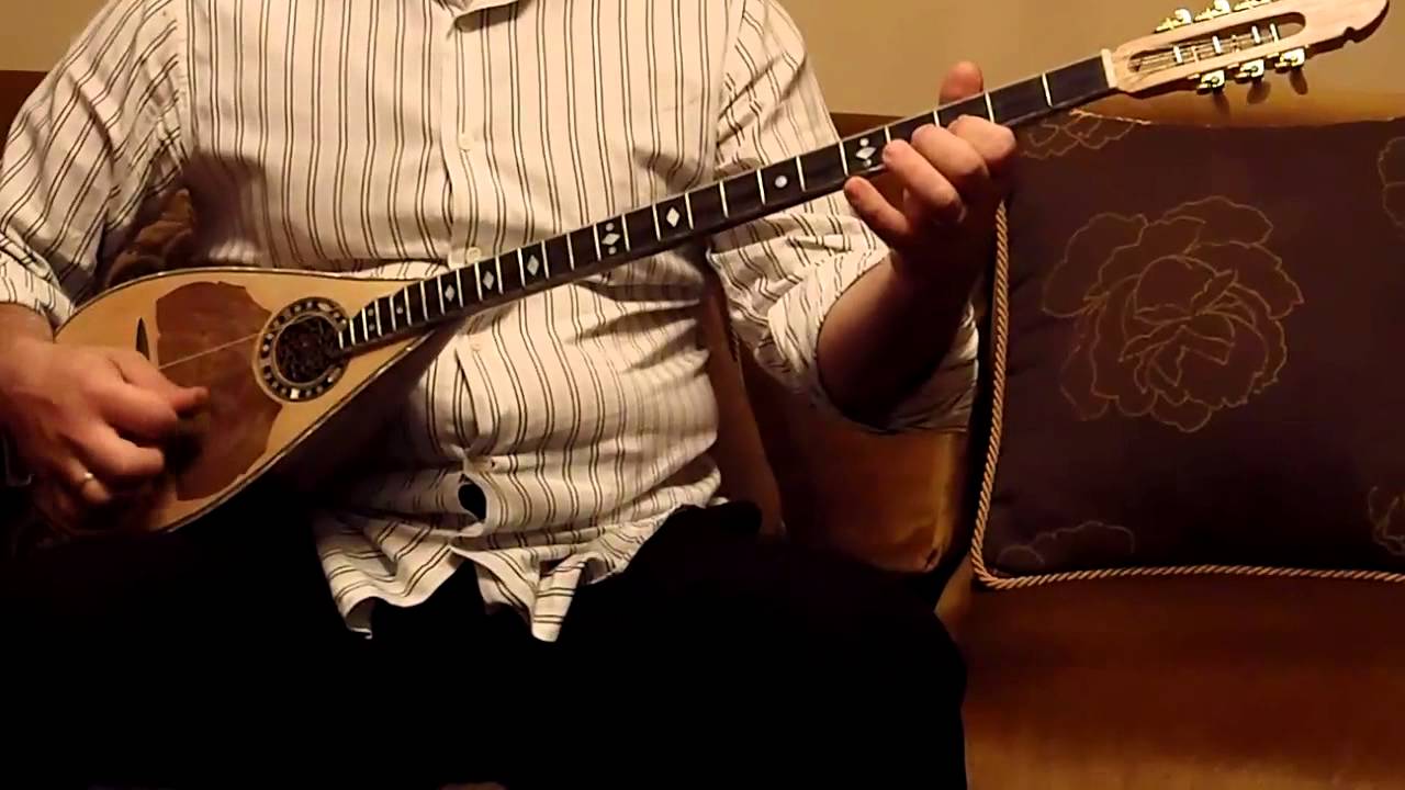 Bouzouki Politiko, Walnut, Handmade by Andreas Dellios