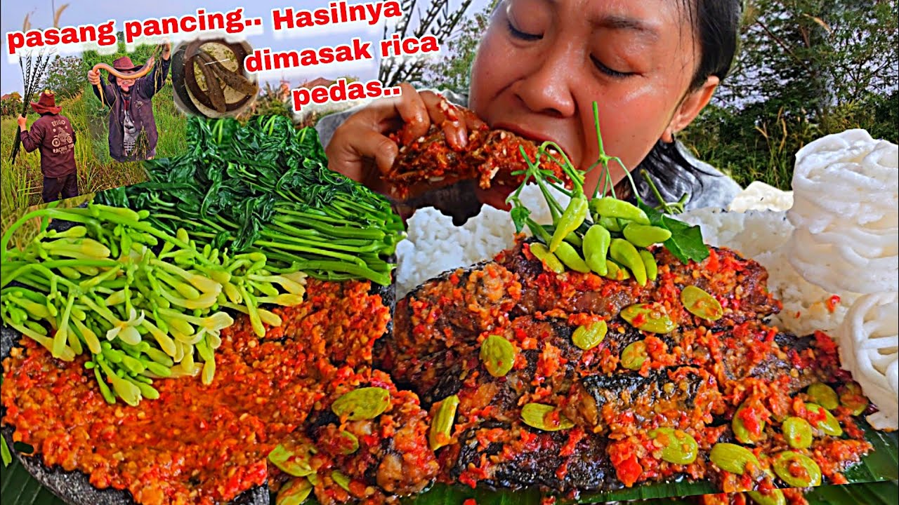 BLUSUKAN PASANG PANCING HASILNYA DIMASAK RICA