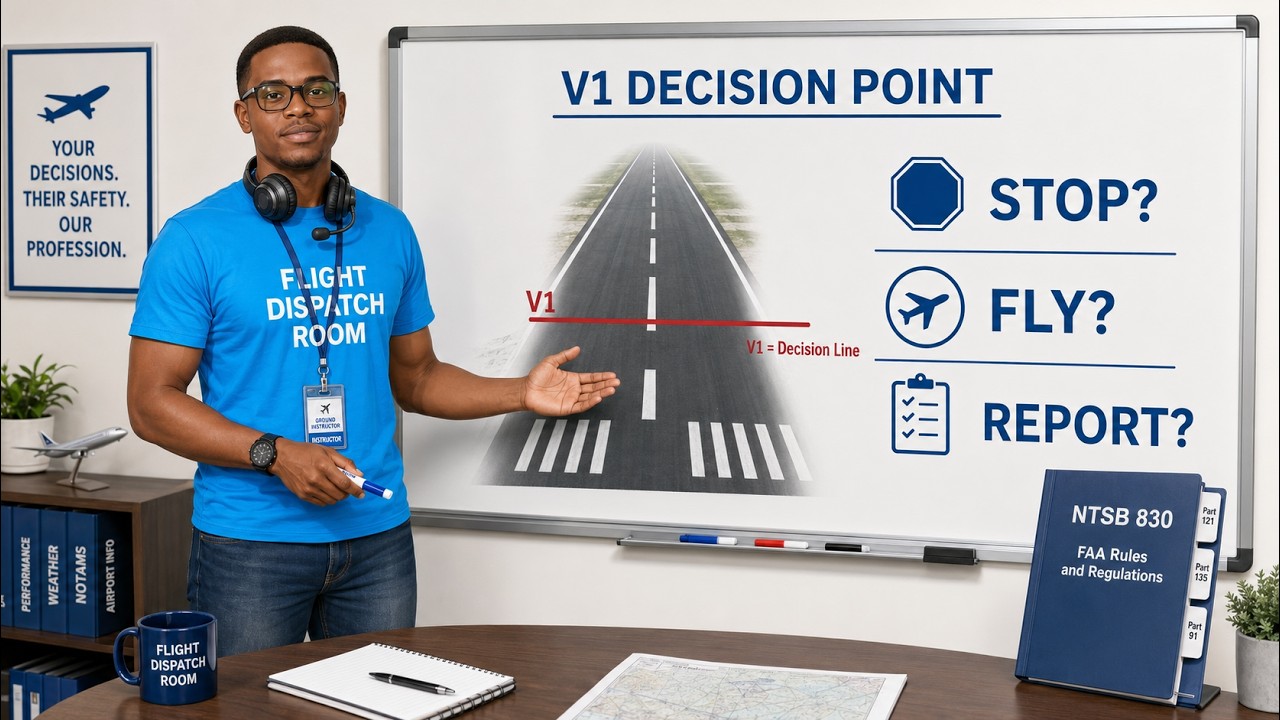 Before V1 Stop, After V1 Fly: Aviation Regulations Explained