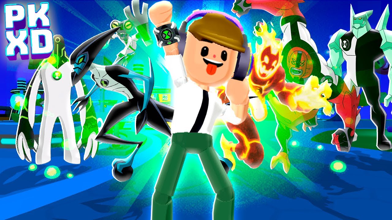 ENCONTREI O OMNITRIX E VIREI O BEN 10 COM PODERES NO PK XD