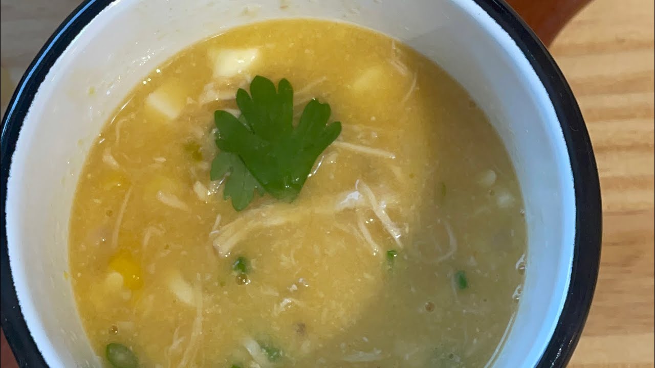 Como fazer Caldo de Frango com Milho