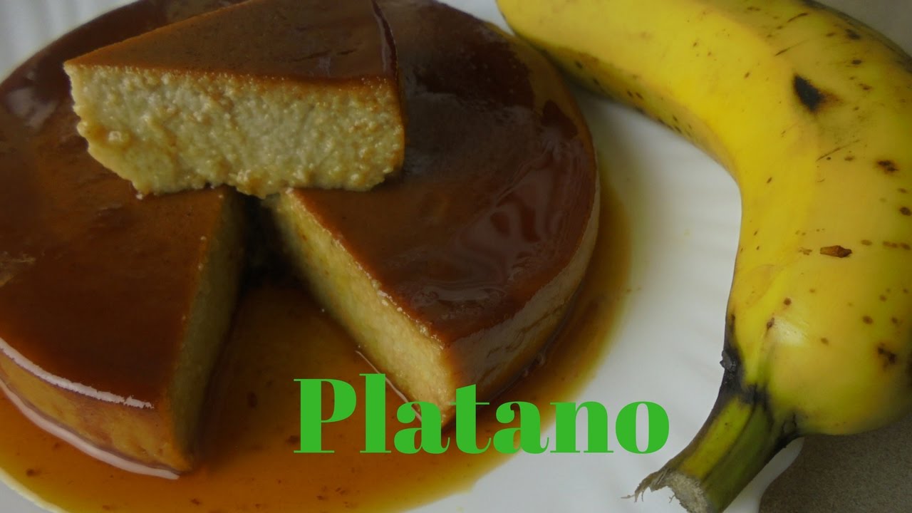 Quesillo de cambur o platano fácil sin leche condensada RICO! banana
