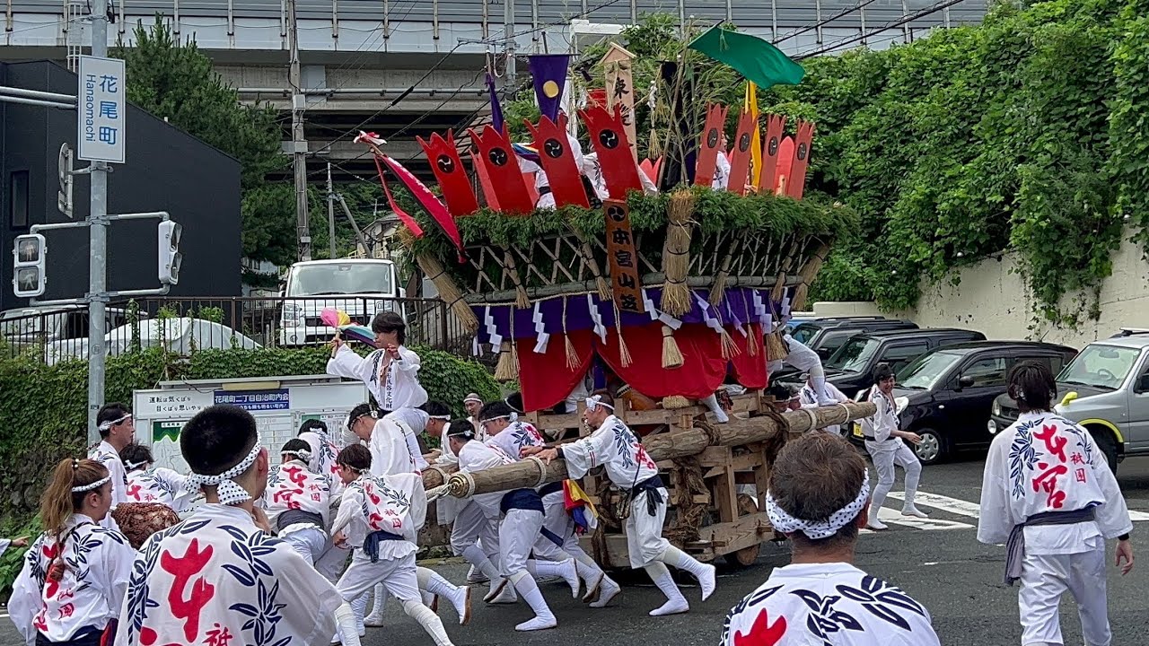 前田祇園山笠 2024 本宮山笠 旗笹山笠