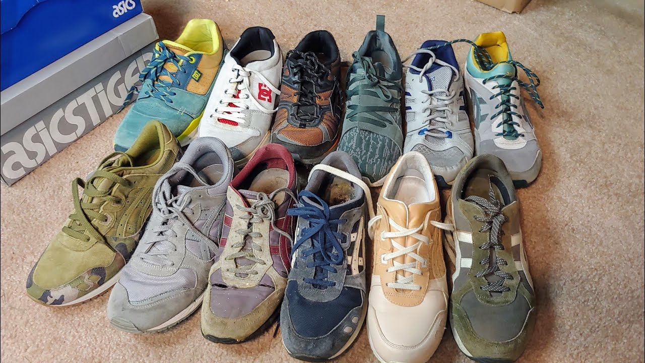 12 Пар Кроссовок Отзыв Ношения за 8 лет Asics Onitsuka 2019