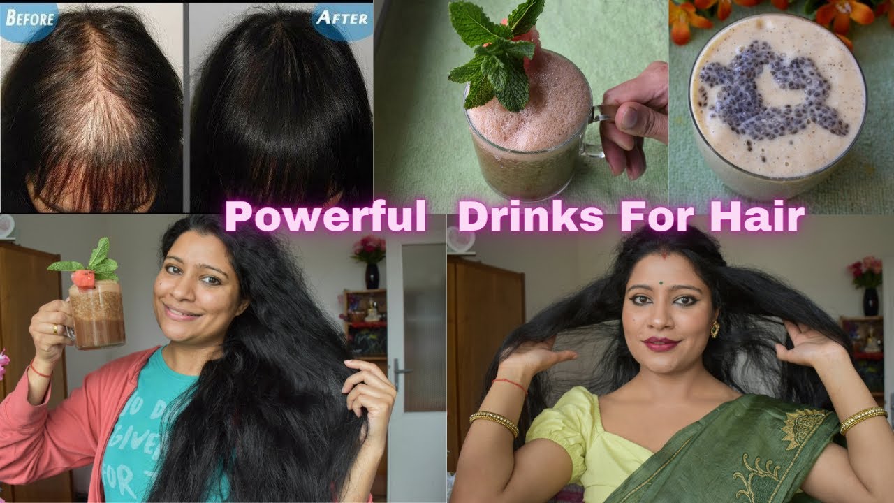Most Powerful Summer Drink For No Hair Loss, Healthy Hair and Fast Hair Growth/Summer Drink For Hair