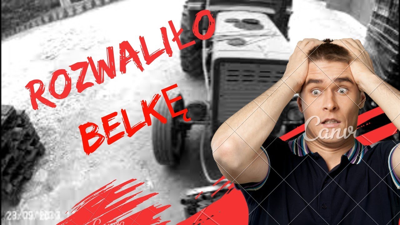 Miało padać, więc naprawa belki herbicydowej i wymiana łożyska.