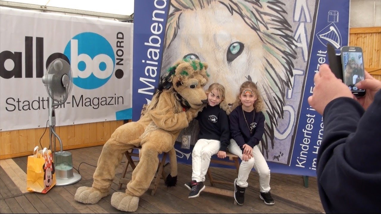 Kato Lion am 631. Bochumer Maiabendfest mit dem Fanfarenzug BSV Bochum-Harpen