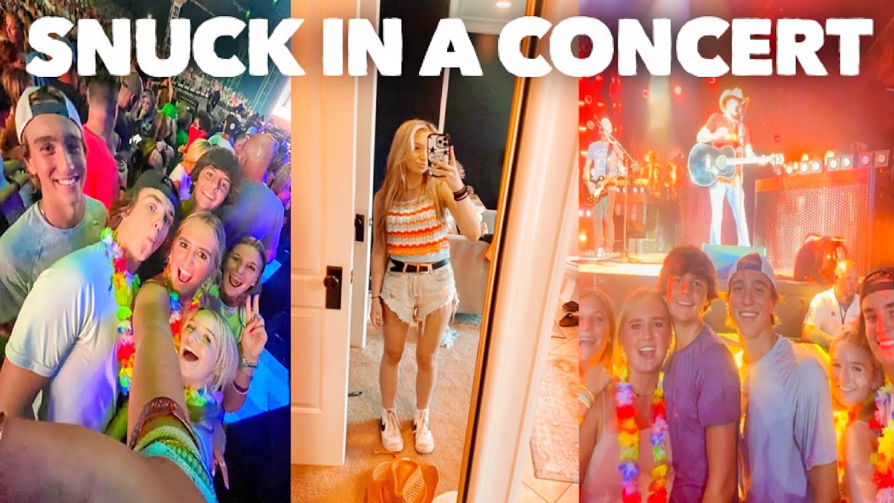 I SNUCK INTO A CONCERT | Bryleigh Anne