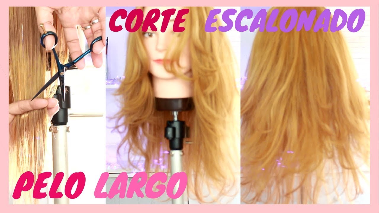 CORTE ESCALONADO EN CABELLO LARGO 2017 | Sandranewlook 🎀