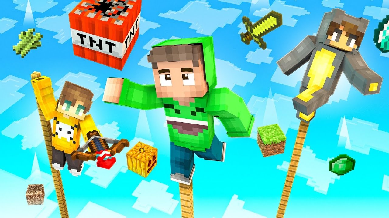 Защити свою башню и уклоняйся от ДОЖДЯ ИЗ ПРЕДМЕТОВ! (Minecraft)