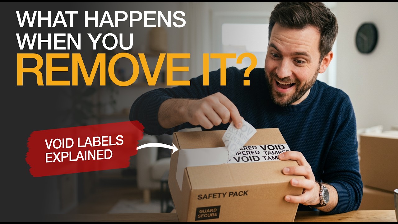 How customized Security VOID Labels can secure your business