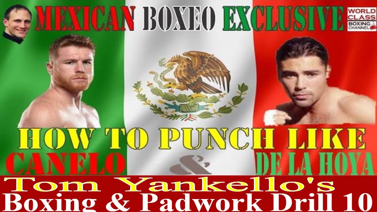 Mexican Boxeo Exclusive | How To Punch Like Canelo Alvarez | & Oscar De La Hoya