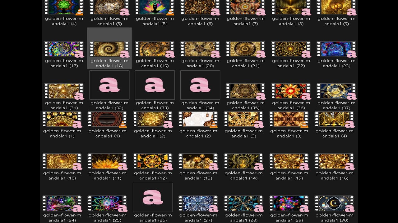 Luxury #mandala Vj Loop #background #graphics #vjloop Golden