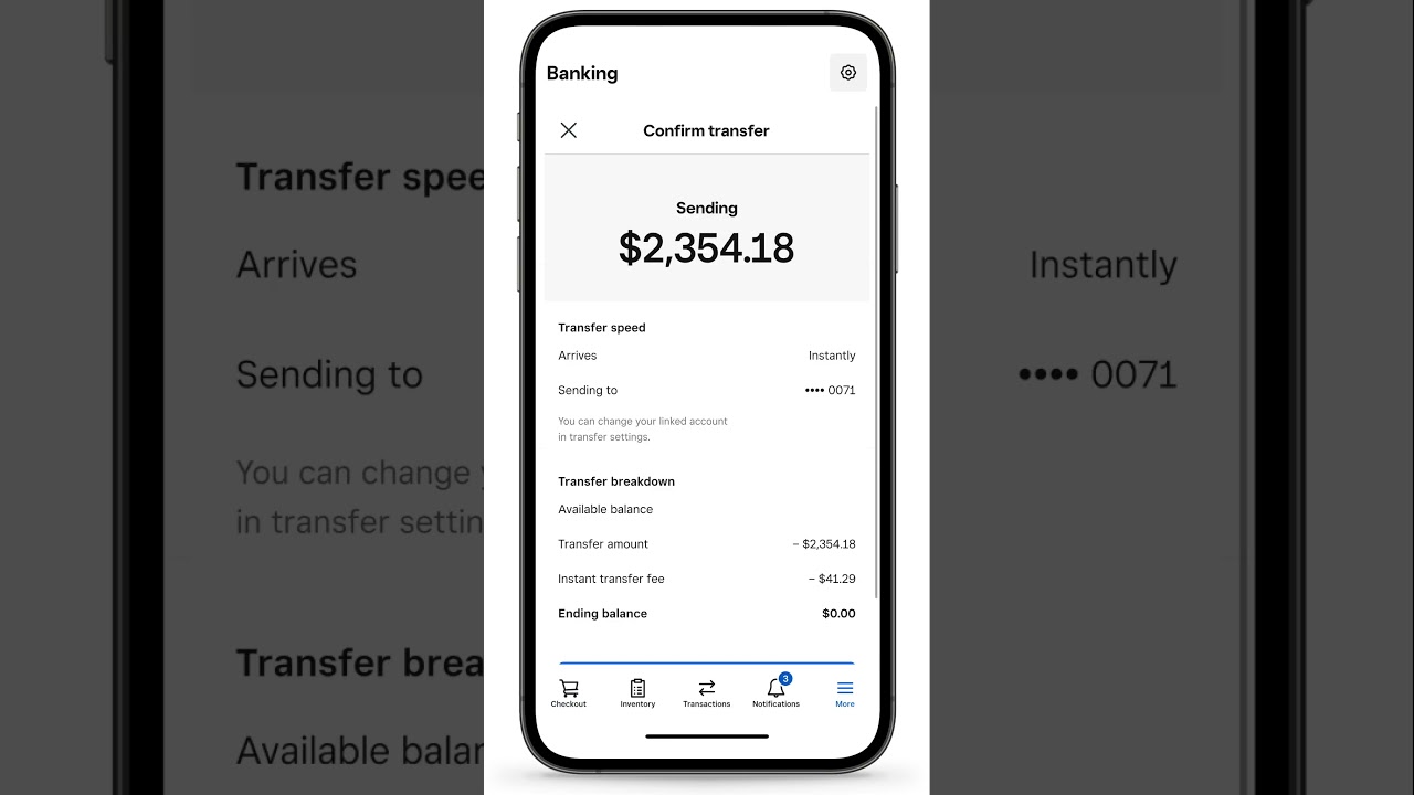 Transfer funds instantly with Square