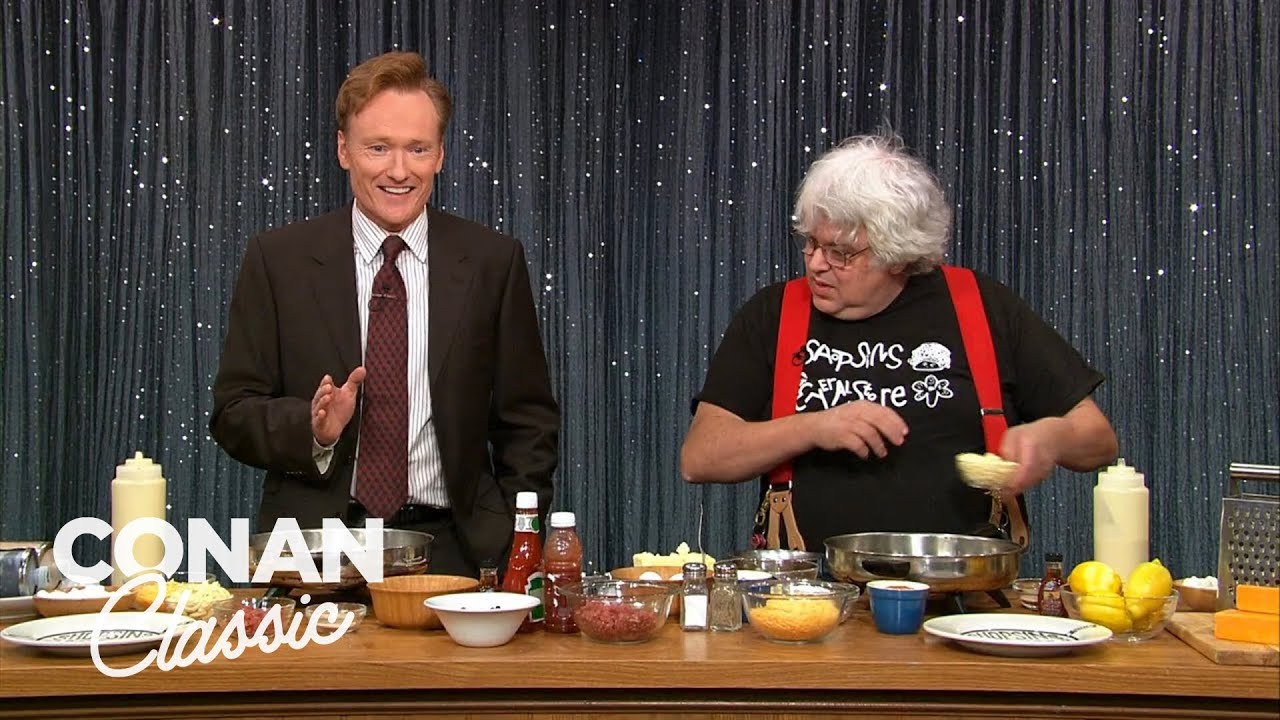 Conan Makes Pancakes With Kenny Shopsin | Late Night with Conan O’Brien