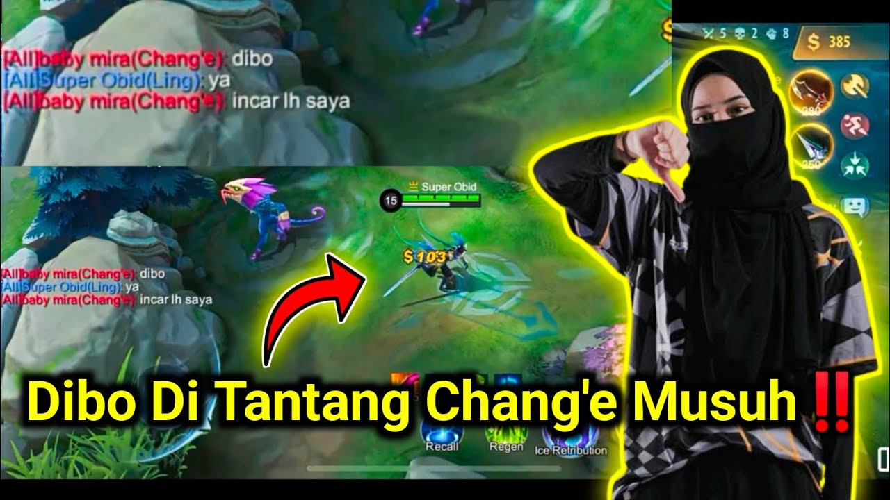 Ling Dibo Di Tantang Chang'e Musuh‼️