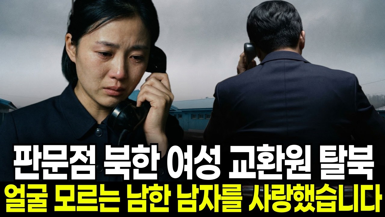 판문점 북한 여성 교환원 탈북, 얼굴도 모르는 남한 남자를 사랑했습니다