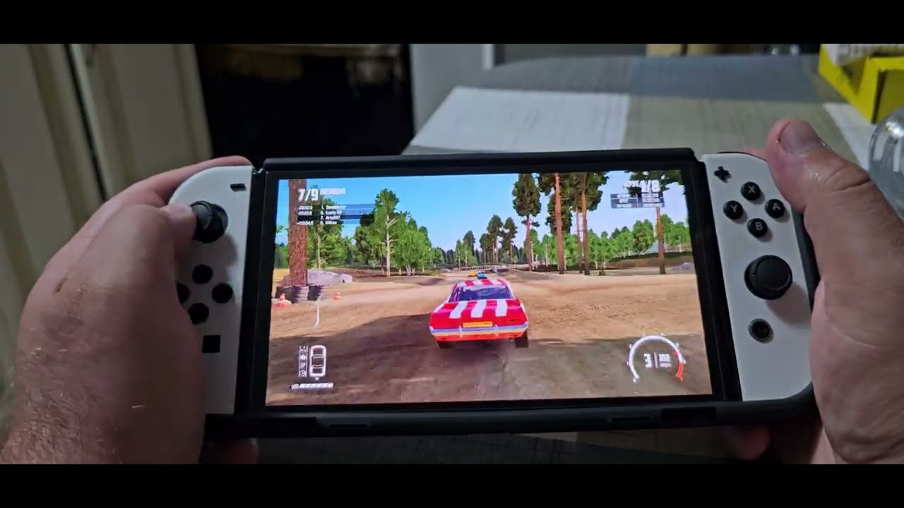 Давайте поиграем в игру Wreckfest на Nintendo Switch OLED в 2024 году! 🎮 #Wreckfest