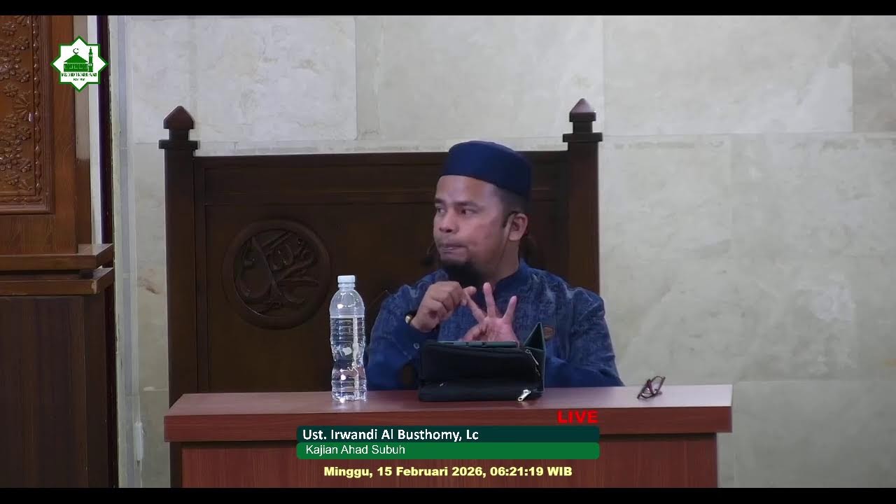 [Live] Kajian Ahad Subuh  | Ust. Irwandi Al Busthomy, Lc