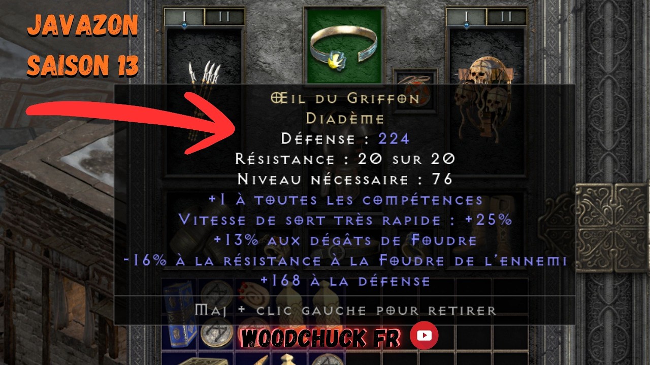 Diablo 2 Resurrected - Griffon's Eye + Farming - Woodchuck