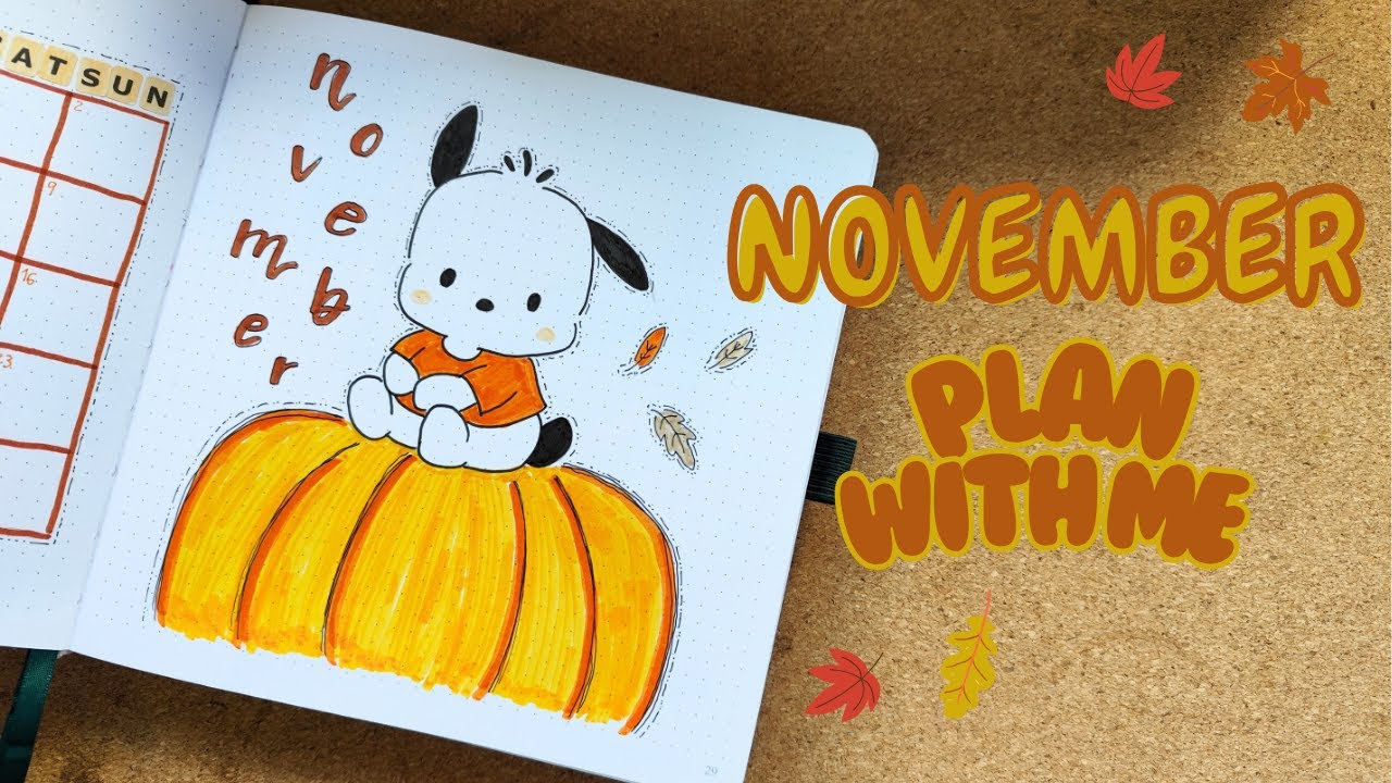 November Plan With Me | 2025 Bullet Journal Spreads🍃