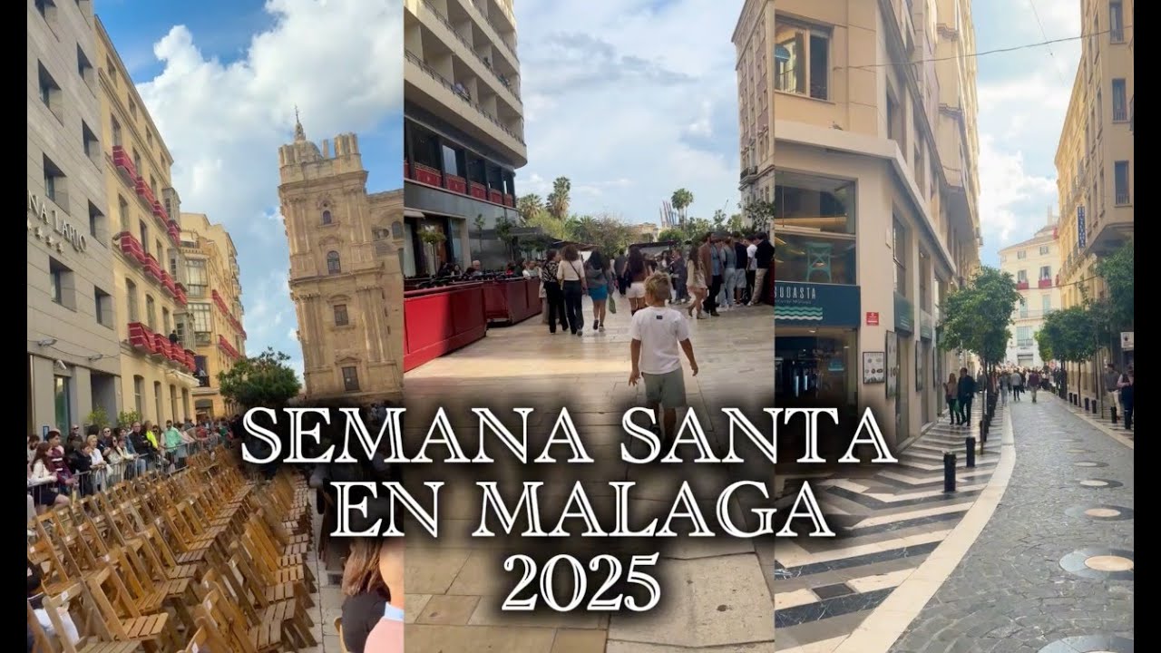 Semana Santa 2025 en Málaga. Domingo de Ramos 13/04/2025.