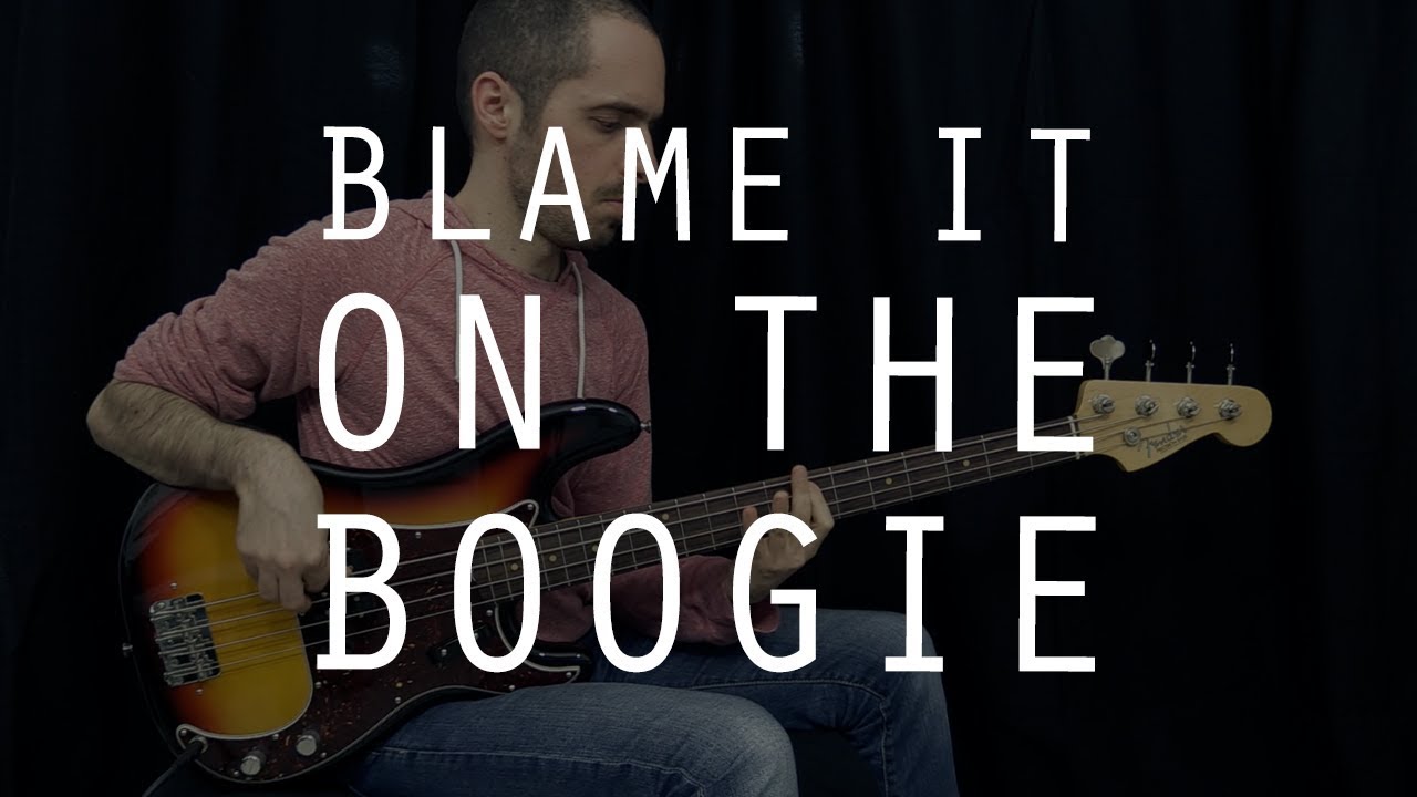BLAME IT ON THE BOOGIE - The Jacksons /// Authentic Bass Cover - Bruno Tauzin