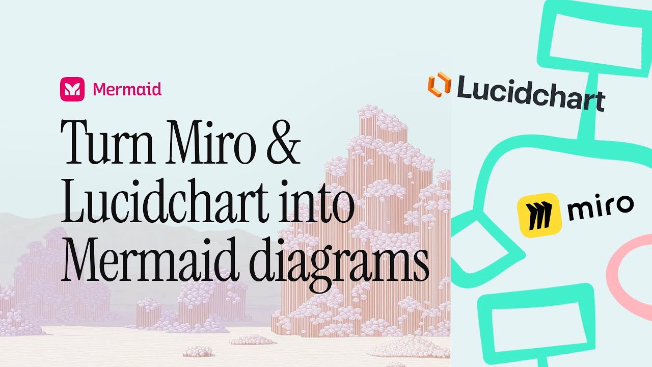 Мгновенно преобразуйте диаграммы (Miro, Lucidchart, нарисованные от руки) в формат Mermaid.